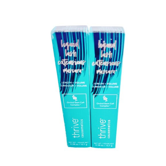 2pcs/Mascara Thrive Causemetics Liquid Lash Extensions Brynn Rich Black New box - Picture 2 of 2